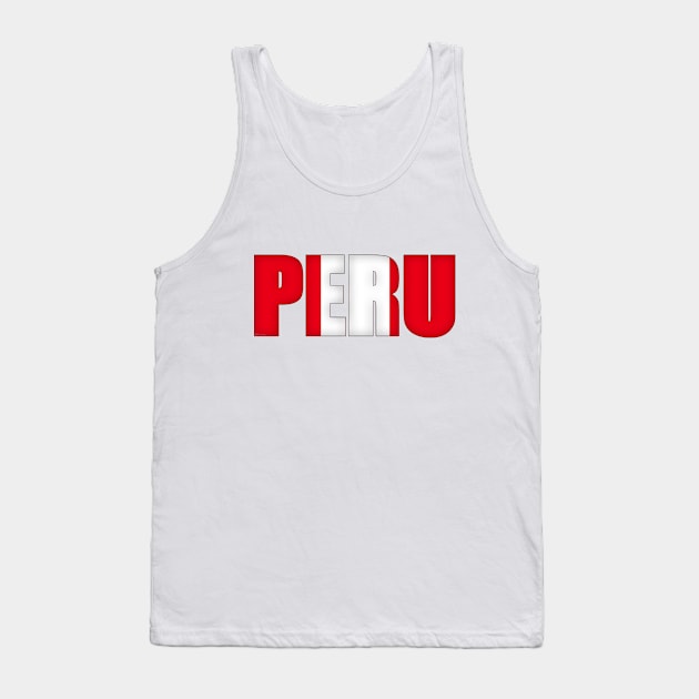 Peru Tank Top by SeattleDesignCompany